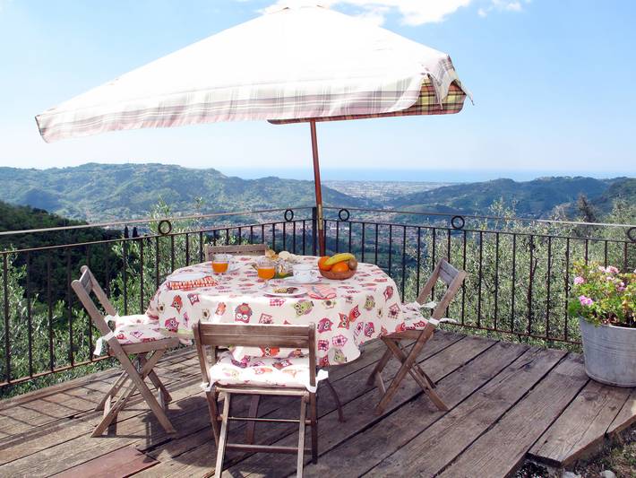Ferienhaus mit Meerblick für 4 Personen, mit Garten und Ausblick sowie Terrasse in der Toskana - 4
