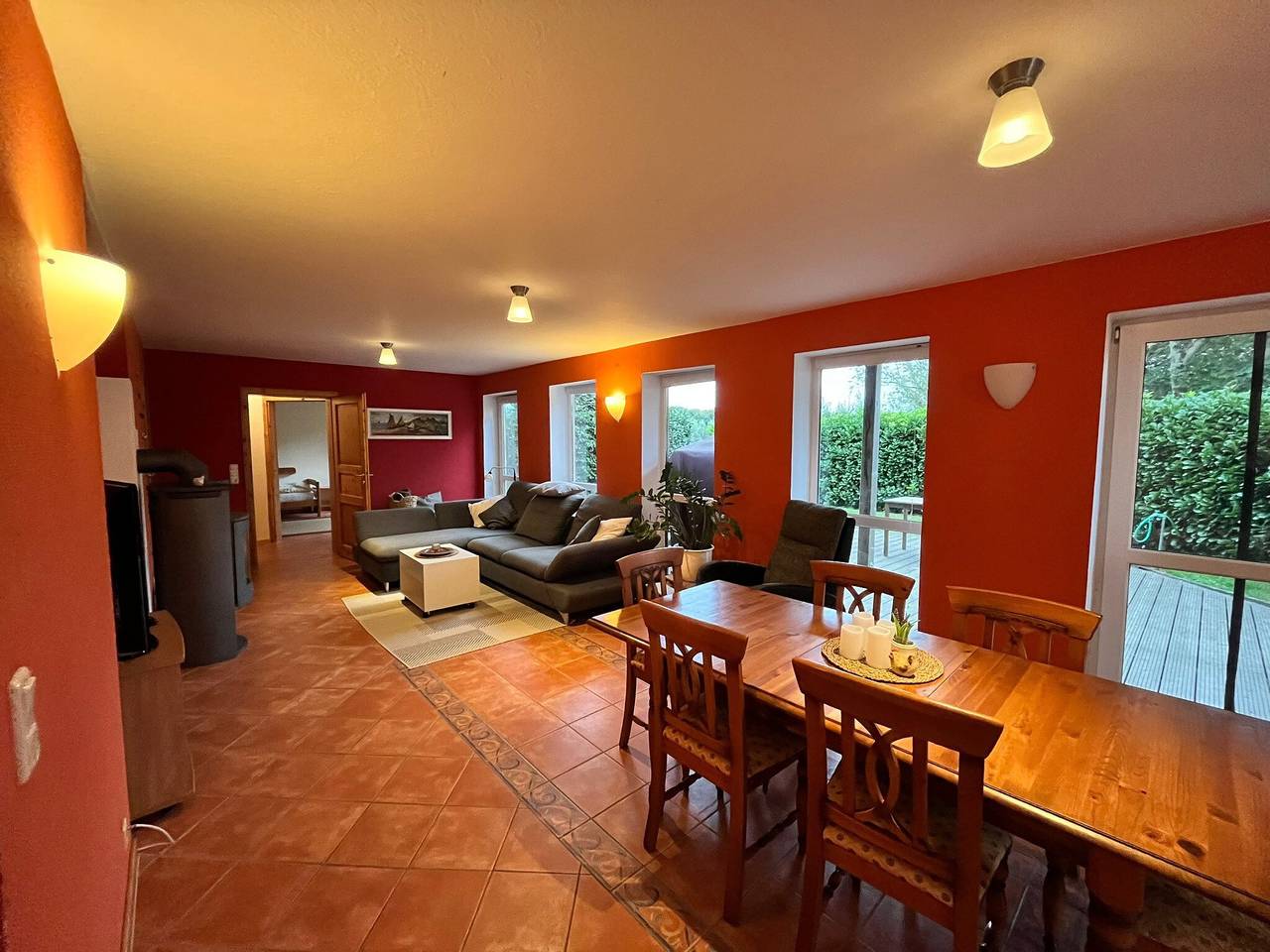 Ganze Wohnung, Ferienwohnung 'Cattle Barn - Leben Auf Dem Hof' mit Meerblick, privater Terrasse und Wlan in Tröndel, Südliche Ostseeküste
