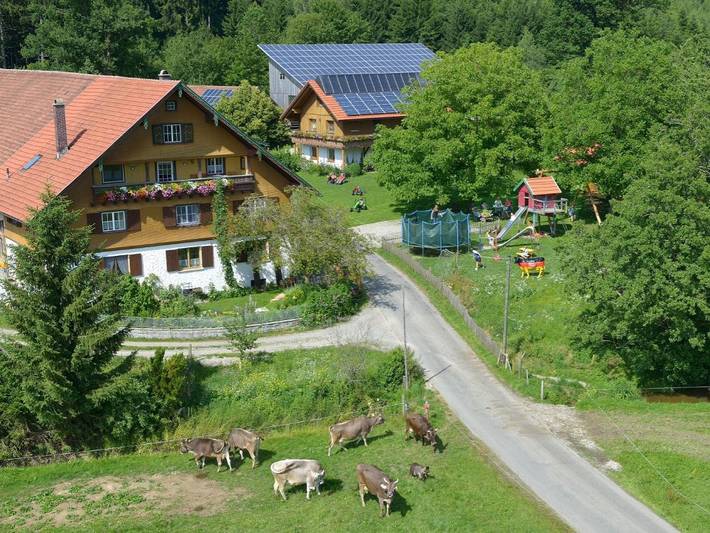 Ferienhaus für 6 Personen, mit Balkon und Balkon/Terrasse sowie Garten in Landkreis Lindau