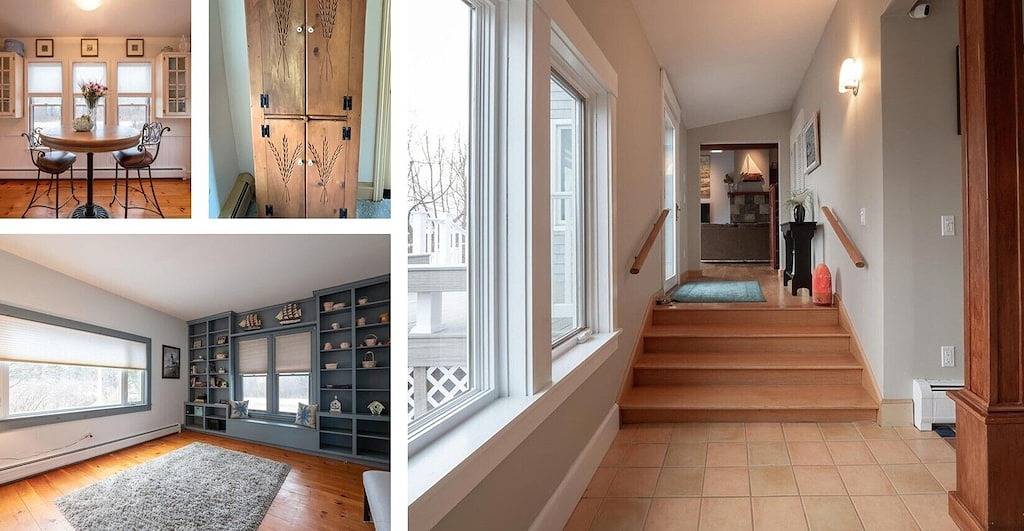 Quintessential waterfront home with over 400 feet of private sandy beach. in Washington County (Maine)