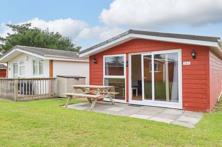 Lodge für 5 Personen, mit Garten