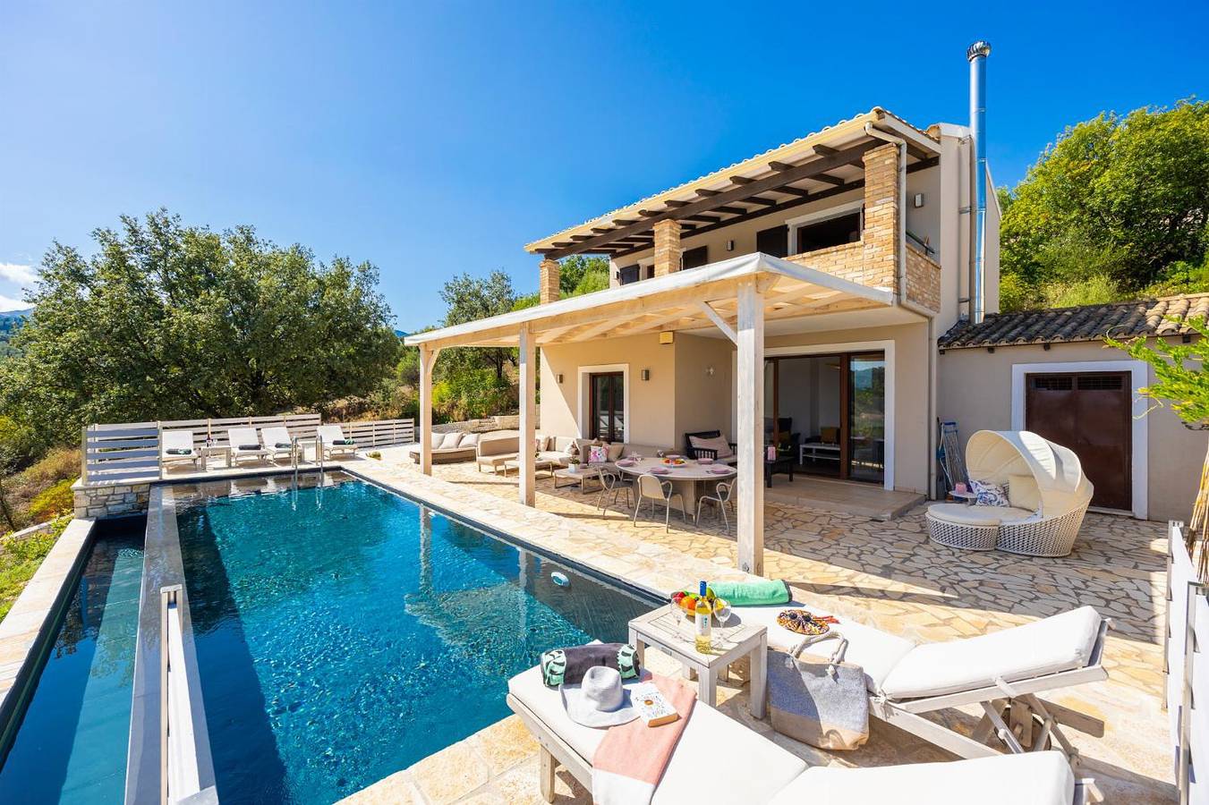 Villa pour 7 personnes avec terrasse in Corfou