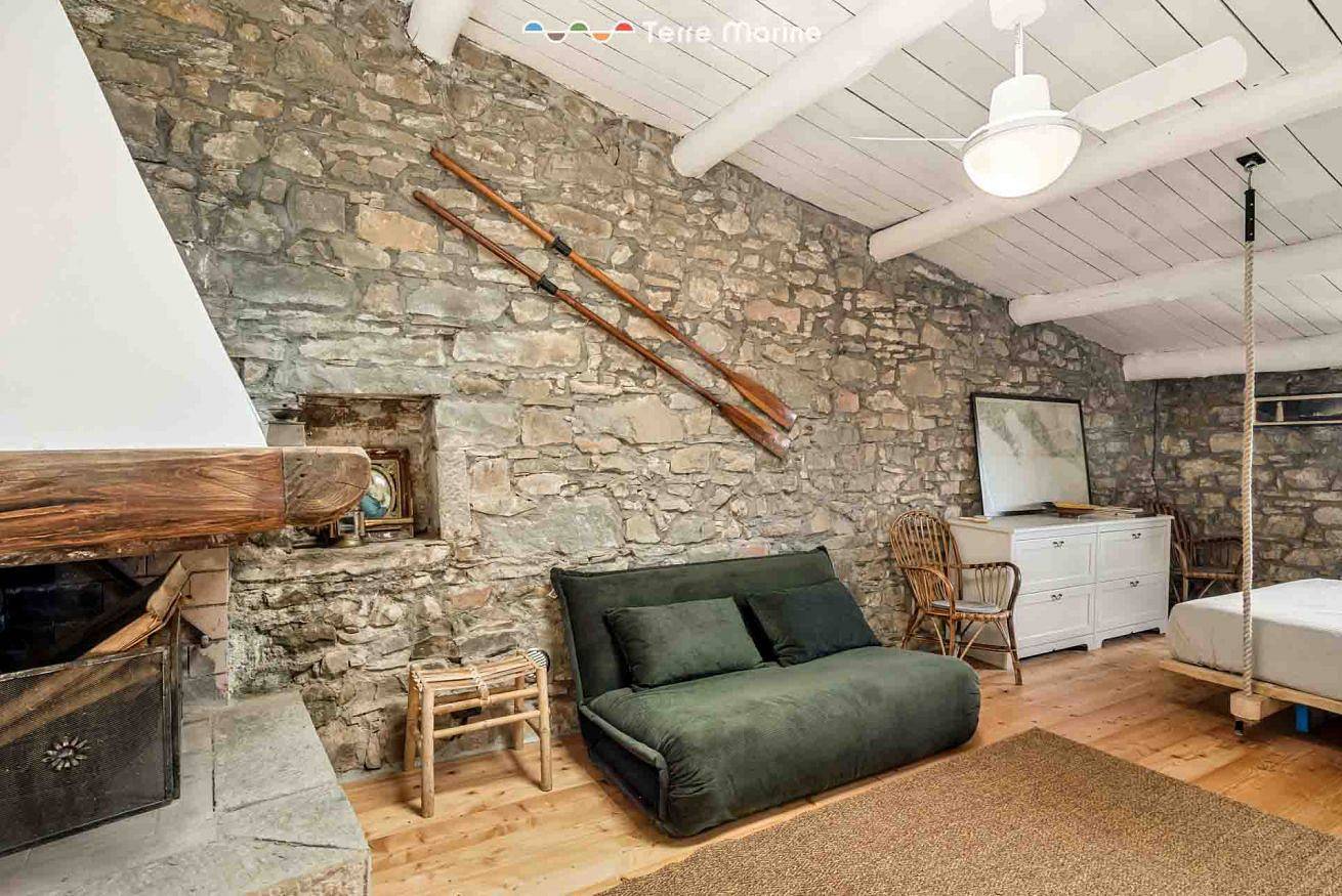 Appartement entier, Appartement de vacances pour 6 personnes avec balcon/terrasse in Spiaggia del Cantun, La Spezia