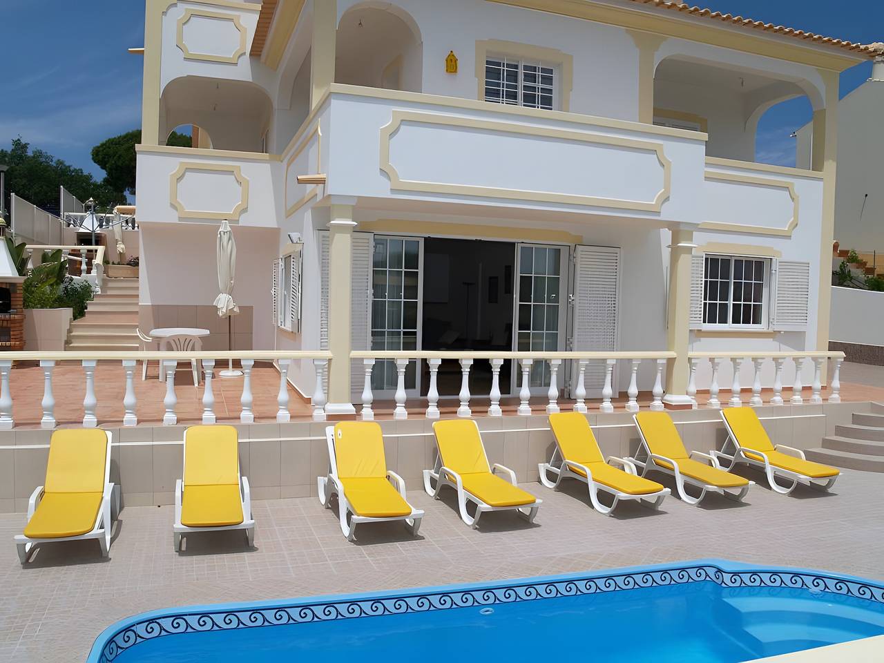 Villa Mariamar mit privatem Pool, Wlan und Klimaanlage in Albufeira, Faro Distrikt