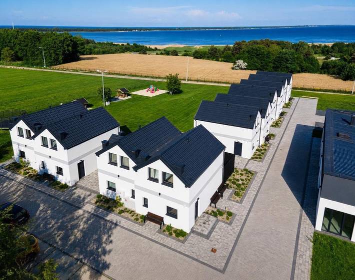 Dom dla 8 osób, z Balkon i Taras oraz Ogród i Widok w Władysławowo