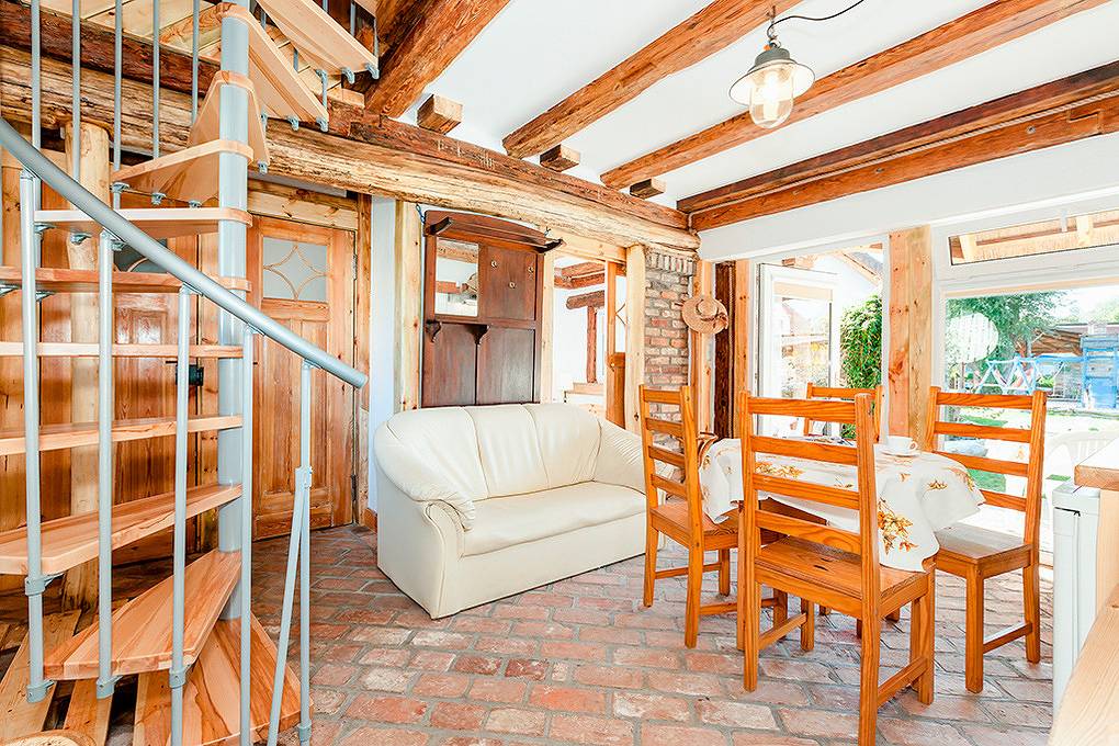 Reetdachhaus Nr. 19 in Niechorze, Powiat gryficki
