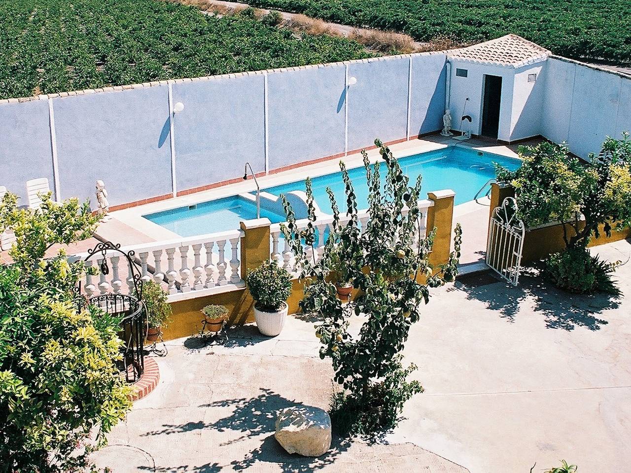 Traditional andalusian farmhouse near Córdoba in Moriles, Córdoba Province