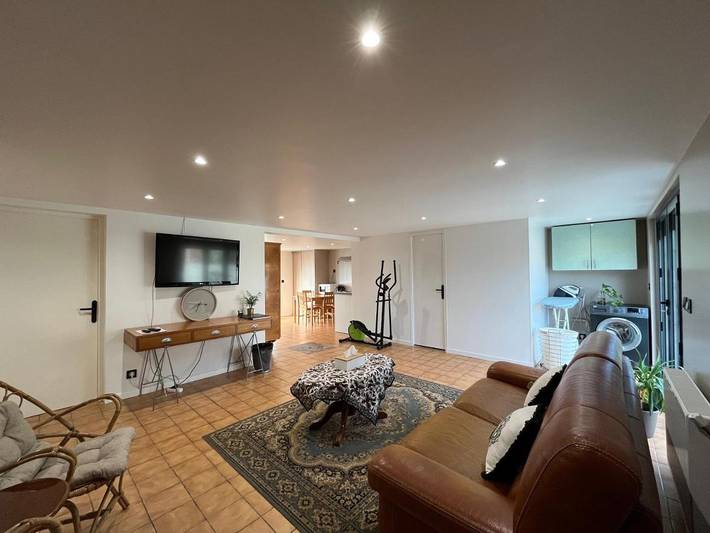 Appartement de vacances pour 5 personnes, avec jardin ainsi que terrasse et vue