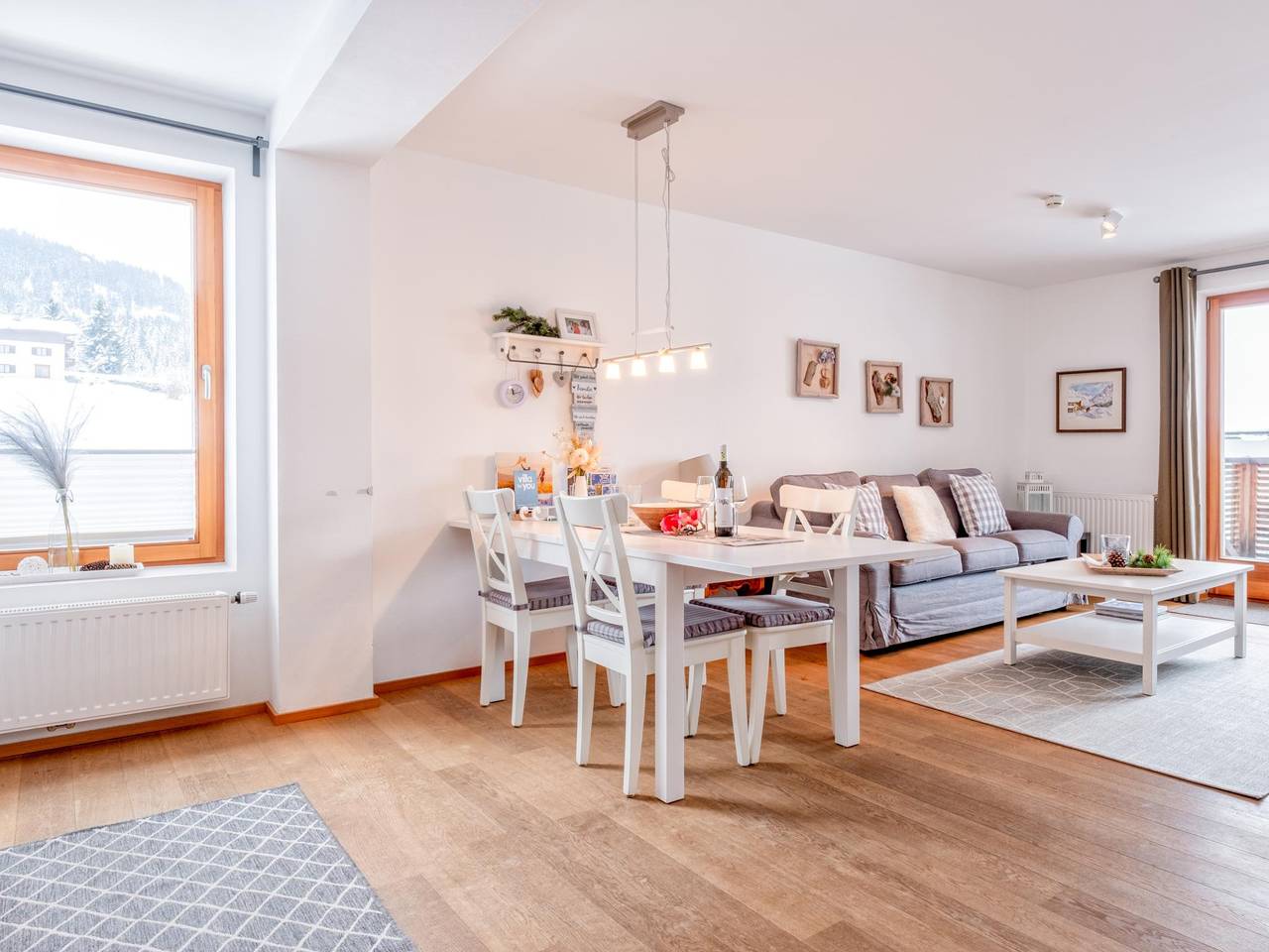 Geheel appartement, Lichte en nette woning met zuid-west balkon in Hinterthal, Steinernes Meer