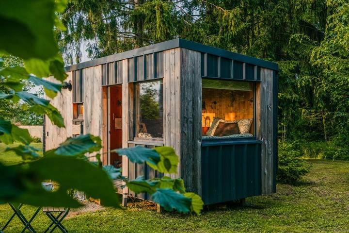 Maison de vacances pour 3 personnes, avec terrasse et jardin