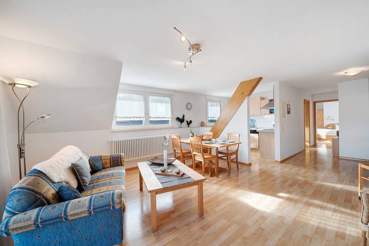 Holiday rental for 2 people, with balcony and sauna in Germany