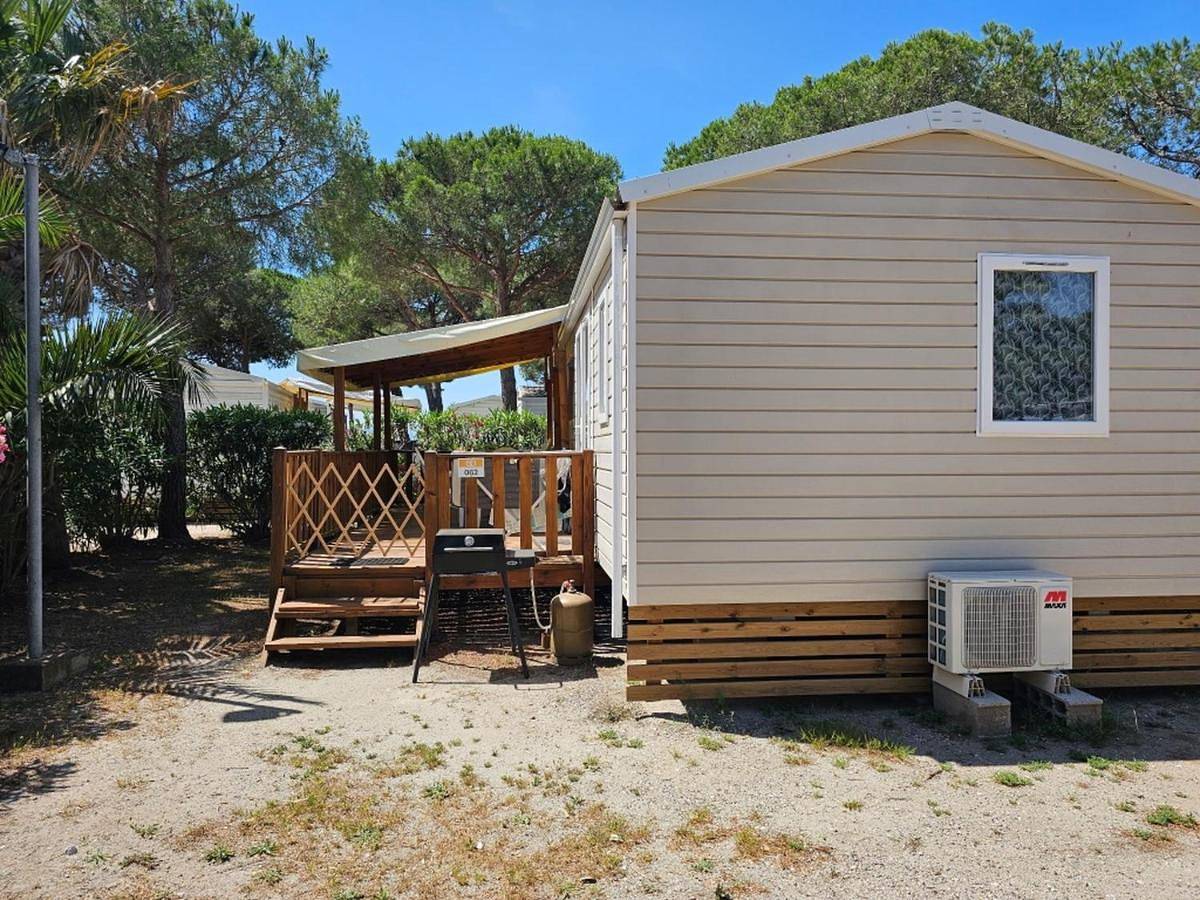 Mobil-home climatisé, tout confort, 3 ch, 6 pers, sans vis à vis, dans camping 4 étoiles à La Presqu'ile du Barcares in Le Barcarès, Côte d'Améthyste