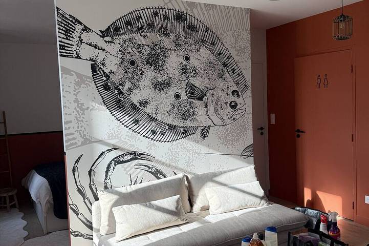 Entire apartment, Au Poisson Perché - 2 people in Le Conquet, Brest region