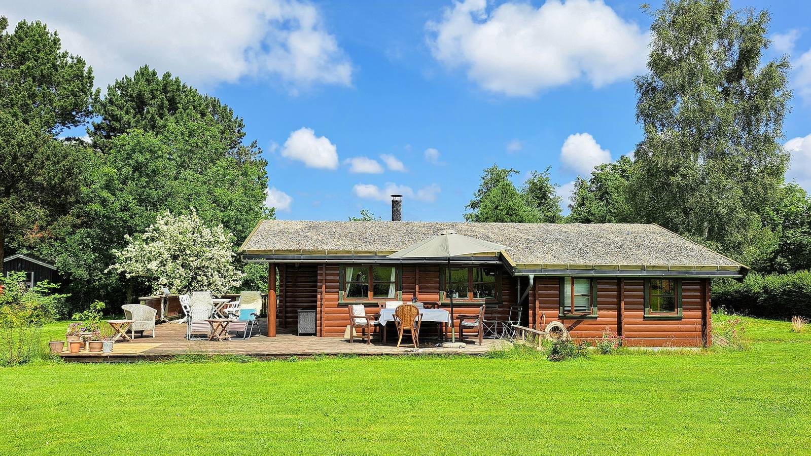 Blockhaus bei Kisserup mit Retro-Charme in Holbæk, Tuse Næs