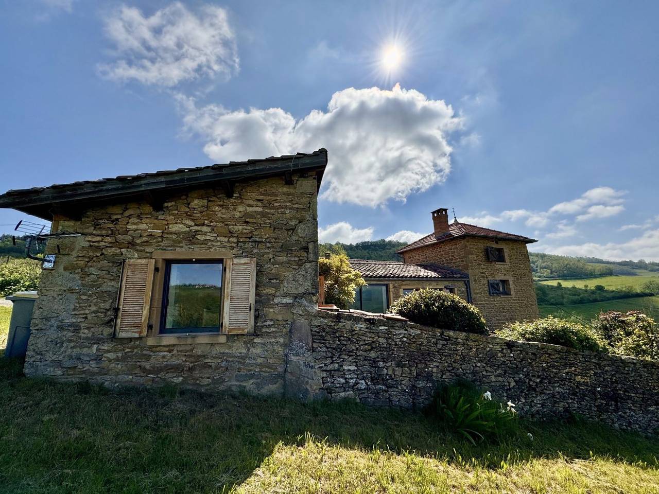 La P'tite Maiz avec vue de rêve dans Beaujolais in Saint-Laurent-d'Oingt, Beaujolais