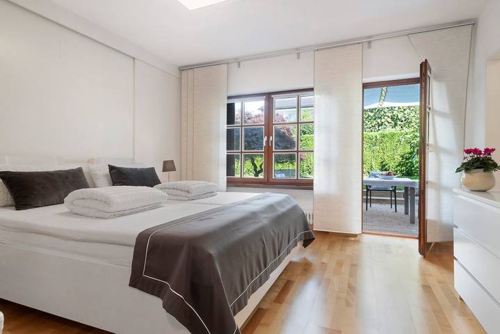 Ferienwohnung für 2 Personen, mit Garten und Seeblick am Bodensee