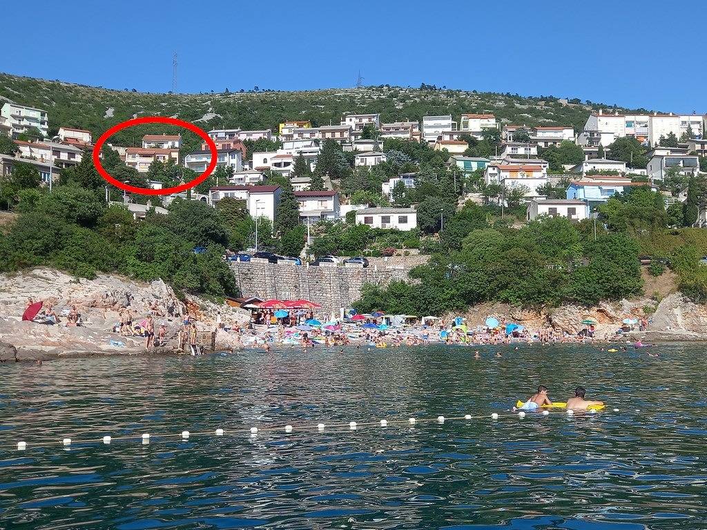 Entire apartment, One bedroom apartment with terrace and sea view Senj A-25225-a in Senj, Kvarn land