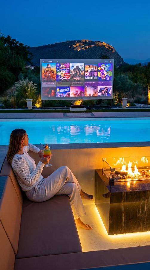 Ferienhaus für 4 Personen, mit Balkon und Terrasse sowie Garten und Pool