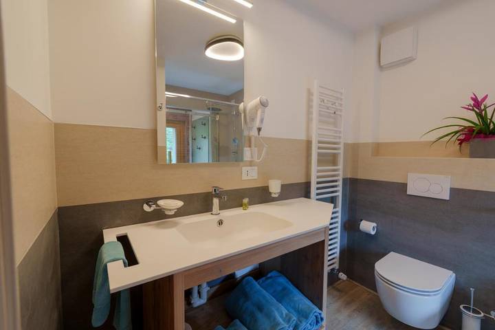 Hôtel pour 2 personnes, avec terrasse ainsi que jardin et vue, animaux acceptés à Ampezzo - 4