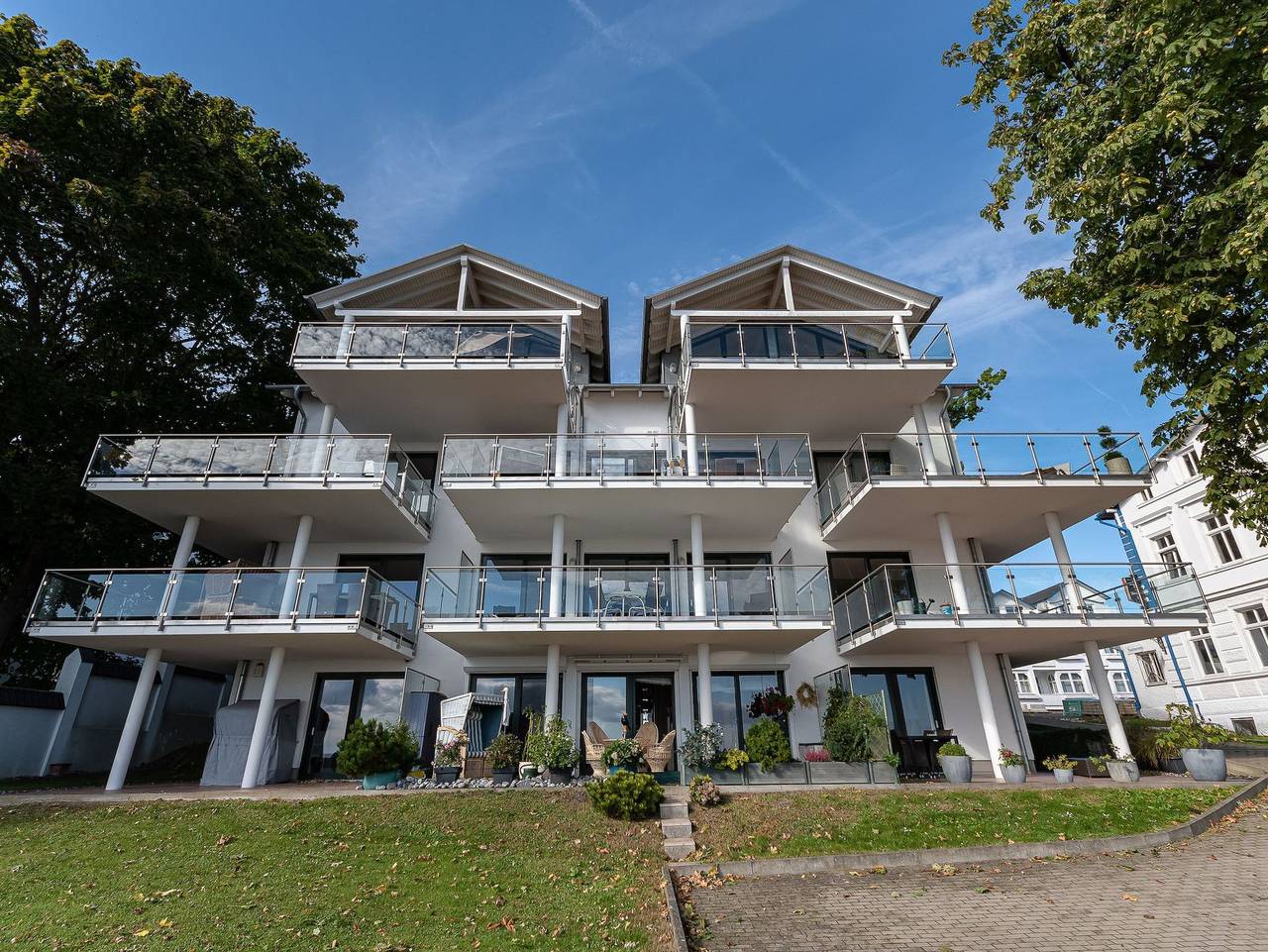 Ganze Ferienwohnung, Villa Friede Marie - App. Finja *Hafen-Ostsee-Blick* in Sassnitz, Nationalpark Jasmund