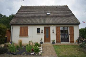 Cottage pour 2 personnes, avec jardin et vue, adapté aux familles à Ryes