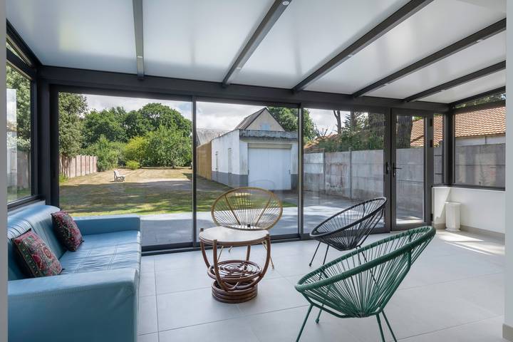 Maison de vacances pour 10 personnes, avec terrasse et jardin dans Quimiac