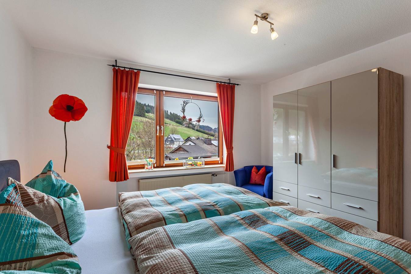 Appartement 'Ferienwohnung Rehsiepen' met Uitzicht op de Bergen, Privéterras en Wifi, foto 12