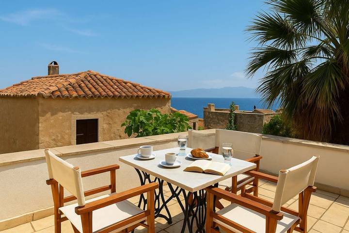 Ferienhaus für 4 Personen, mit Garten in Monemvasia Gemeinde