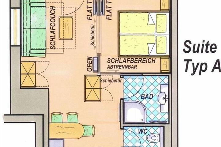 Ferienhaus für 3 Personen, mit Sauna und Garten sowie Balkon, mit Haustier - 1