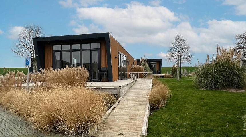 Chalet voor 6 personen, met tuin in Friesland