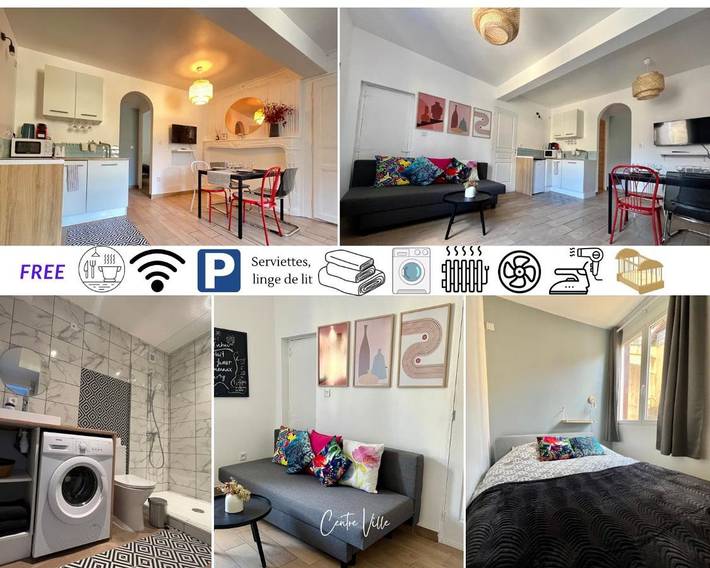 Appartement de vacances pour 4 personnes, avec Vue