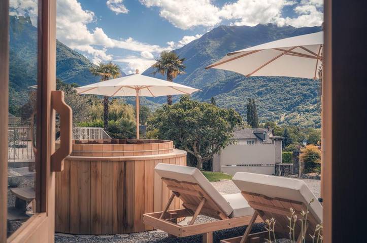 Location de vacances pour 10 personnes, avec jardin ainsi que jacuzzi et sauna, adapté aux familles à Beaucens - 2