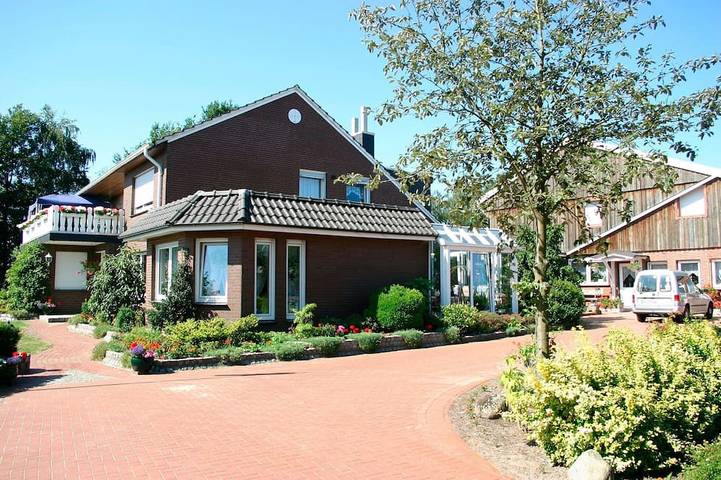 Ferienwohnung für 2 Personen, mit Balkon und Garten sowie Sauna in Haselünne