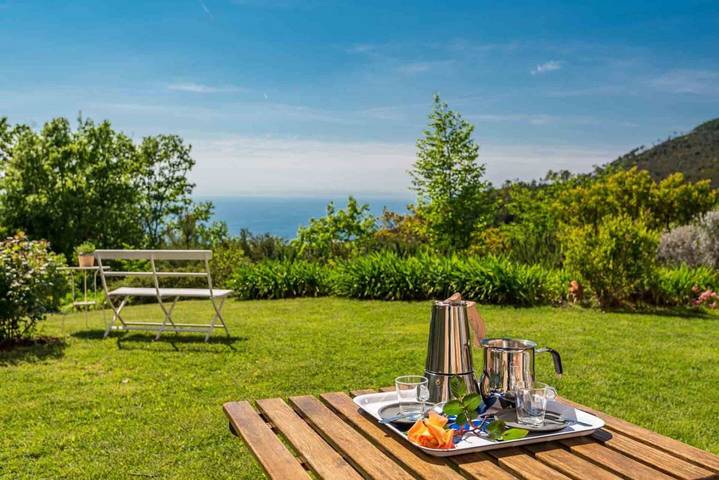 Ferienwohnung für 2 Personen, mit Garten in Bonassola