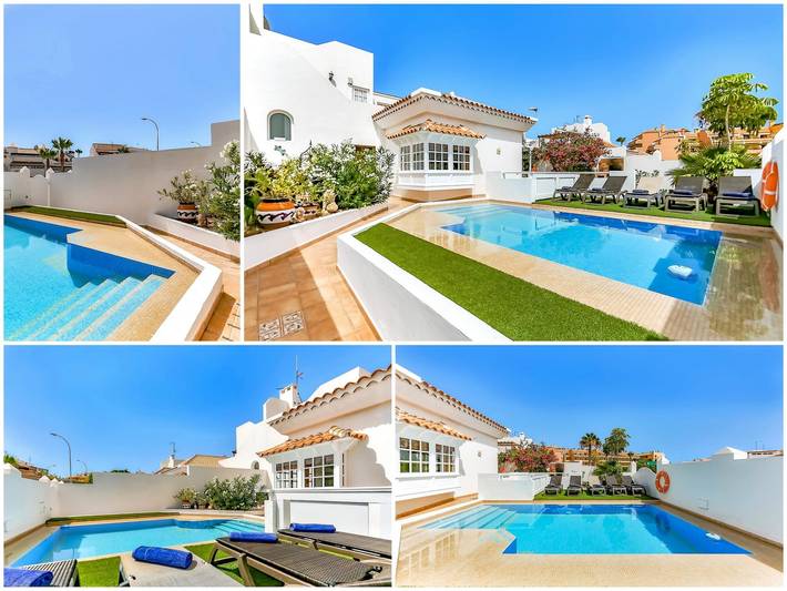 Location de vacances pour 6 personnes, avec jardin et piscine, adapté aux familles dans La Caleta - 2