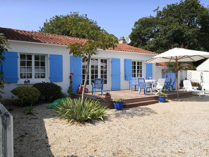 Location de vacances pour 6 personnes, avec jardin, animaux acceptés dans Plage des Sableaux
