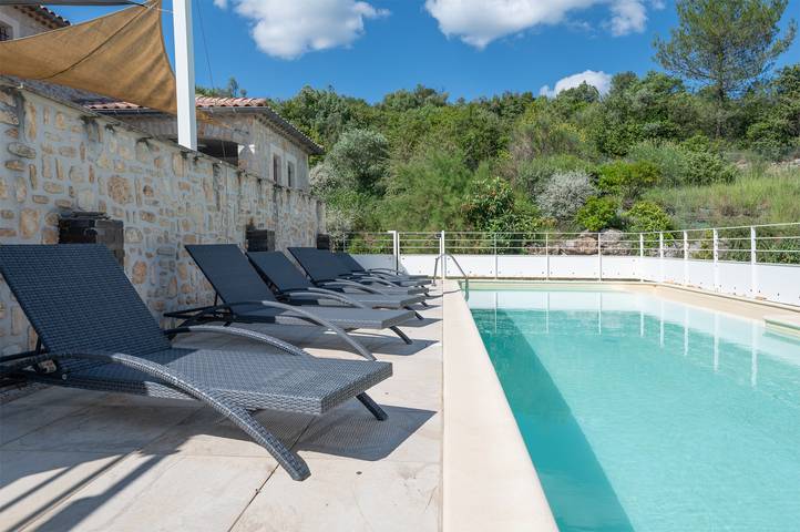 Villa pour 12 personnes, avec terrasse et jardin, animaux acceptés dans les Parc national des Cévennes - 4