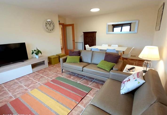 Casa de vacaciones para 6 personas, con vistas y terraza en Tierra Estella