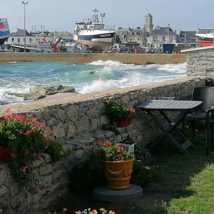 Maison d’hôte pour 4 personnes, avec jardin et vue dans Port de pêche du Guilvinec