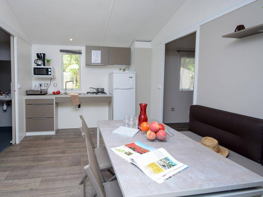 Camping Vert Gapeau - Mobilhome 5 personas - Casa móvil de 2 dormitorios con aire acondicionado (34 m²) in Hyeres, Region de Toulon