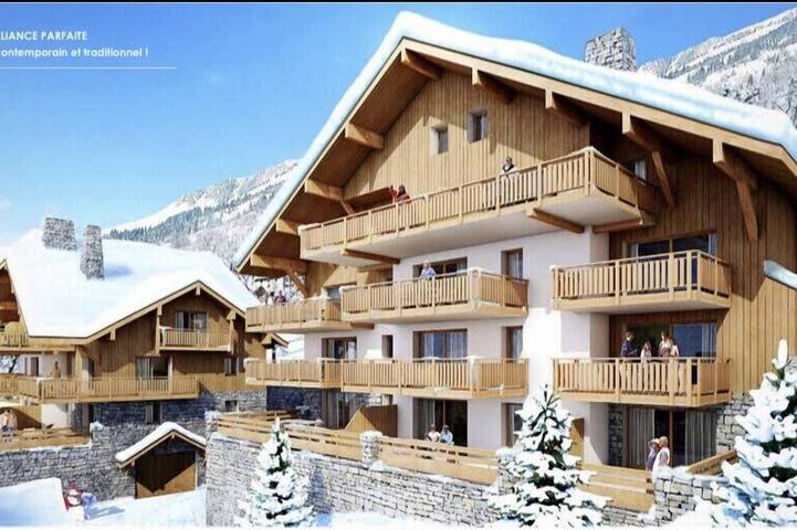 Chalet pour 6 personnes, avec terrasse ainsi que sauna et jacuzzi à Vaujany