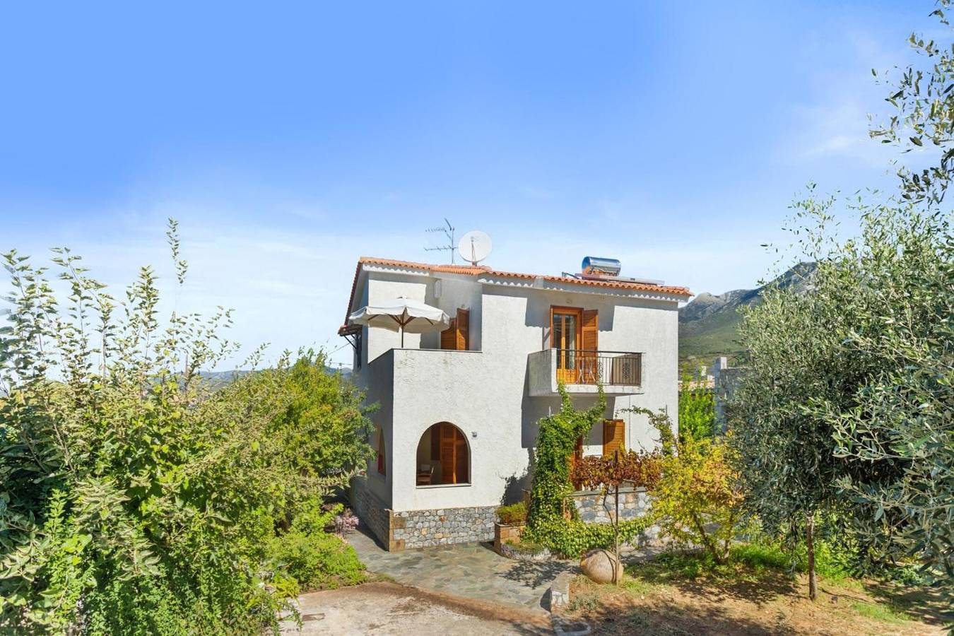 Geheel appartement, Maisonnette 'Thalpori South' met zeezicht in Stoupa in Stoupa, Messenia