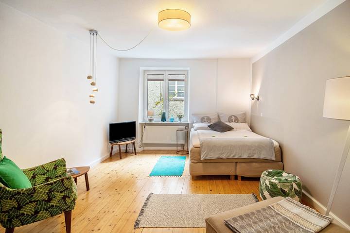 Geheel appartement, Appartement 'Der Insulaner' met Wi-Fi in Lindau, Zwaben (Bayern)