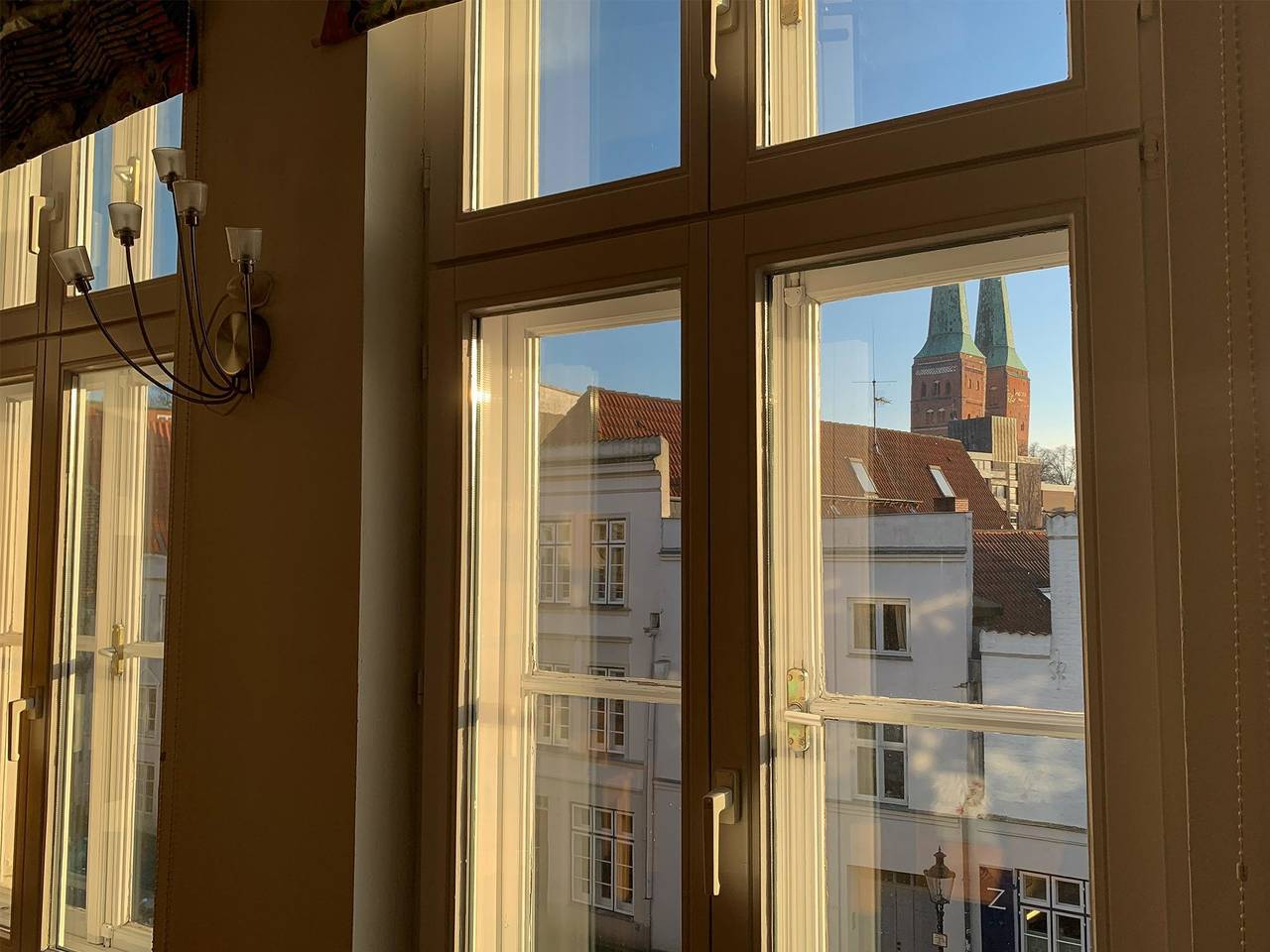 Apartamento vacacional entero, Appartement/Fewo, Dusche, Wc, Wohn-/Schlafraum in Lübeck, Bahía de Lübeck