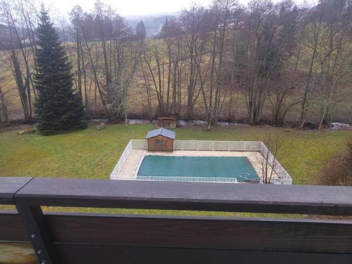 Appartement de vacances pour 4 personnes, avec Balcon et Terrasse ainsi que Jardin et Piscine