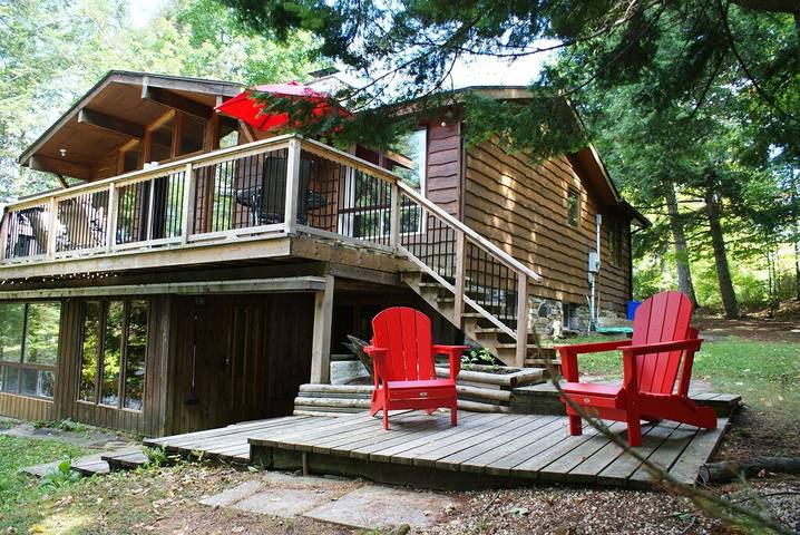 Holiday rental for 10 people, with garden in Ontario
