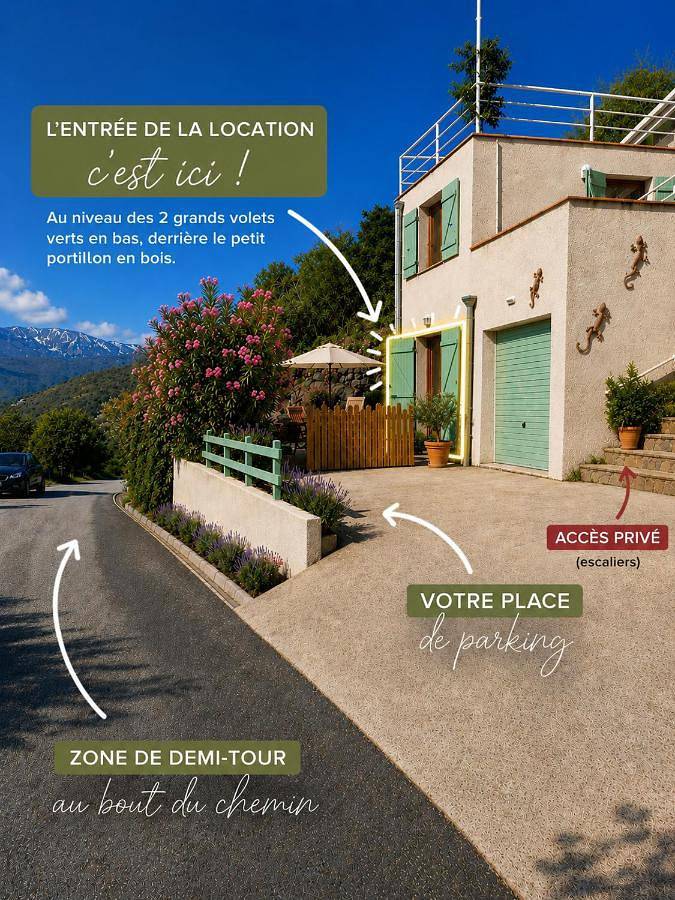 Maison de vacances pour 2 personnes, avec Balcon et Terrasse ainsi que Jardin et Vue