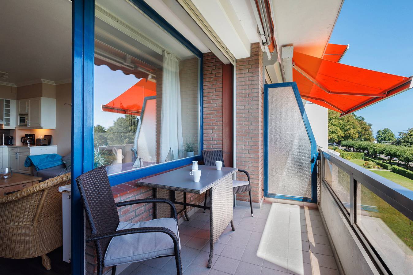 Ganze Wohnung, Ferienwohnung Oberdeck" mit Meerblick, Balkon und Wlan in Ostseebad Travemünde, Lübecker Bucht
