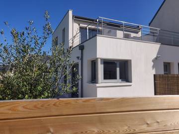 Gîte pour 4 personnes, avec balcon et jardin à Guilvinec