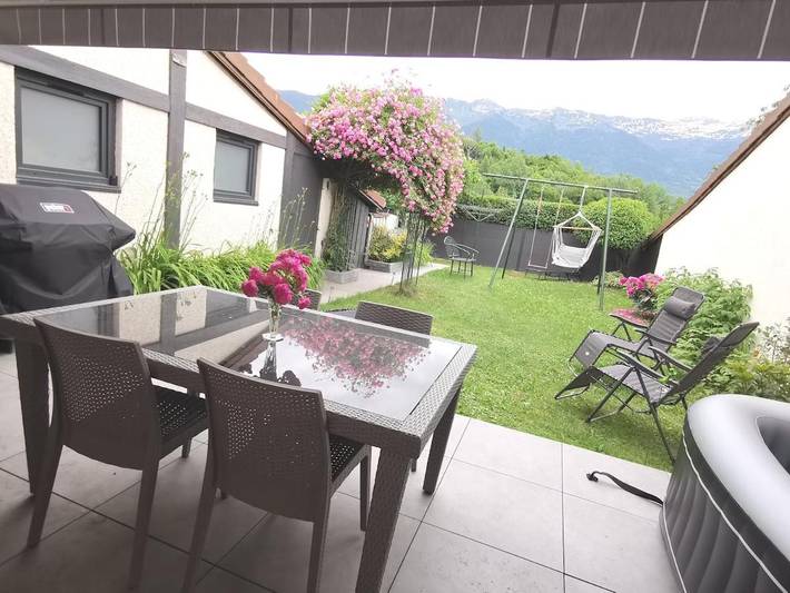 Location de vacances pour 4 personnes, avec jardin et vue à Frontenex - 4